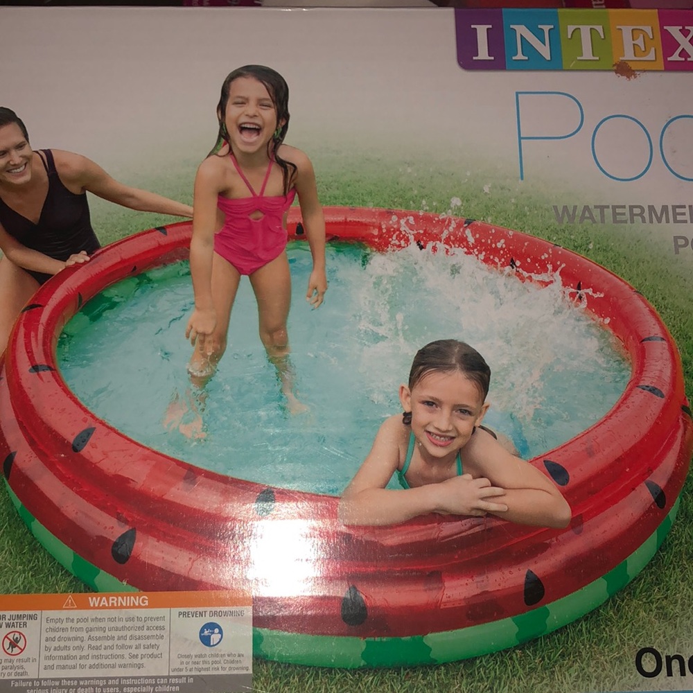 Intex watermelon pool